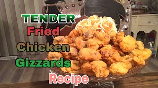 TENDER Fried chicken Gizzards recipe [upl. by Arthur]