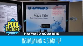 Hayward Aqua Rite  Installation amp StartUp [upl. by Ambrosane]