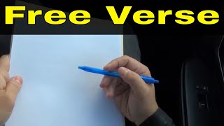 How To Write A Free Verse PoemPoetry Tutorial [upl. by Marybelle808]