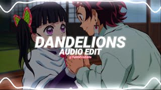 dandelions  ruth b edit audio [upl. by Rosaline]