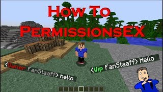 How To PermissionsEX  Minecraft Plugin Tutorial [upl. by Hsemar39]