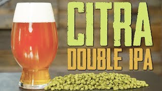 How to Brew Beer  Citra Double IPA Homebrew Recipe [upl. by Allsun]