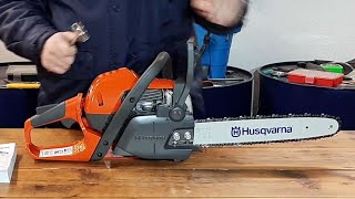 Chainsaw Husqvarna 130 NEW MODEL  Unboxing  Build  Video Tour [upl. by Lyndsey]