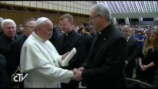 Pope Francis Meets the Students of Pontifical Jesuit Universities in Rome [upl. by Edals]