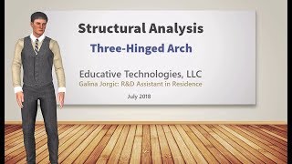 SA54 Analysis of ThreeHinged Arches [upl. by Schuh]