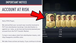 HOW TO GET UNBANNED FROM THE TRANSFER MARKET IN FIFA 22 EASY [upl. by Africah656]