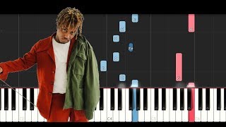 Juice Wrld  All Girls Are The Same Piano Tutorial [upl. by Felicity]