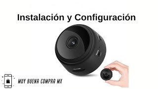 Mini Camara Instalación y configuración con tu celular [upl. by Arerrac685]