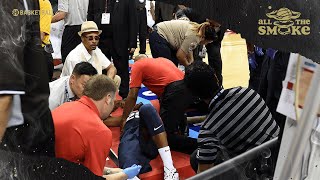 Paul George Opens Up About Devastating Leg Injury In 2014  ALL THE SMOKE  SHOWTIME [upl. by Namyl]