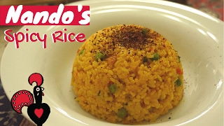 Nandos Spicy Rice Recipe Super Easy [upl. by Trainor878]