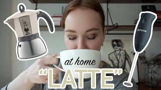 HOW TO MAKE A quotLATTEquot AT HOME moka pot  frother [upl. by Lilithe]