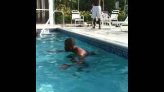 Keith Eloi jumps out of the Pool BACKWARDS [upl. by Adriena]