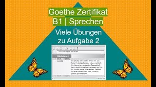 Goethe Zertifikat B1 Schreiben  Aufgabe 2 [upl. by Feetal465]