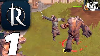 RUNESCAPE MOBILE Gameplay Walkthrough Part 1  Tutorial iOS Android [upl. by Aerdnaxela]