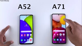 SAMSUNG A52 vs A71 Speed Test [upl. by Pinckney669]