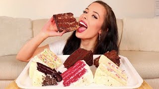 EPIC CAKE MUKBANG [upl. by Ezechiel]