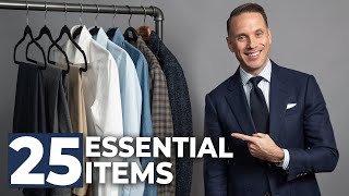 The ULTIMATE Beginner’s Capsule Wardrobe  25 Men’s Wardrobe Essentials [upl. by Mohammed]