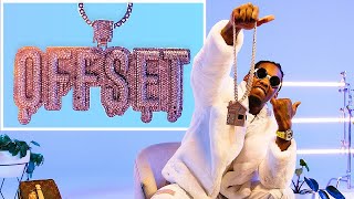 Offset Shows Off His Insane Jewelry Collection  GQ [upl. by Gussie]