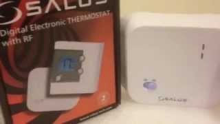 Salus Digital Electronic Wireless Thermostat with RF  RT300RF [upl. by Frissell]