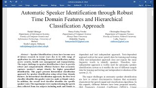 How to write and format a IEEE paper download template [upl. by Saber]