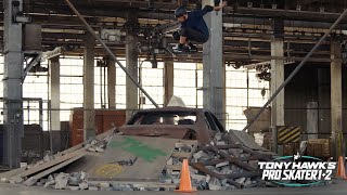 Tony Hawk Skates the Warehouse from THPS 12  In Real Life [upl. by Ymmas779]