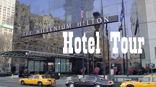 Hotel Tour The Millenium Hilton New York City NY [upl. by Fital891]