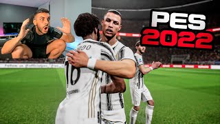 MI PRIMERA VEZ JUGANDO PES 2022  ¿FIFA 22 TIENE AHORA RIVAL [upl. by Yruy]