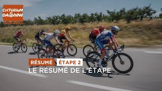 Dauphiné 2022  Étape 2  Résumé [upl. by Pris]