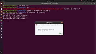 How to fix An unexpected exception java lang NoClassDefFoundError netbeans ide 82  Ubuntu 2004 [upl. by Eiramasil]