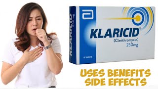 Klaricid Clarithromycin 250mg amp 500mg Tablet Uses In Urdu Hindi Klaricid Syrup Klaricid 250mg [upl. by Atsok]