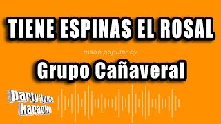 Grupo Cañaveral  Tiene Espinas El Rosal Versión Karaoke [upl. by Mou]