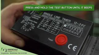 Groeneveld SingleLine  Bleeding the system [upl. by Caesar]