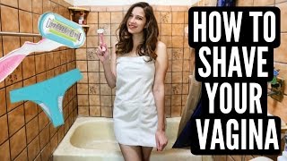 HOW TO SHAVE YOUR VAGINA  DEMO [upl. by Viens]