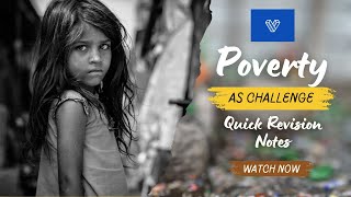 Poverty as a challenge Class 9 Quick Revision Notes  Class 9 Economics Chapter 3  CBSE  NCERT [upl. by Sherj494]