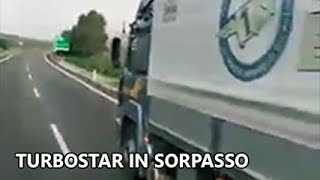 Iveco Turbostar 19048 sorpasso in salita [upl. by Enyawed]