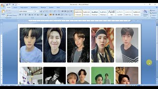 Rounded Corners PHOTOCARDS  microsoft word [upl. by Drummond]