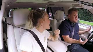 Miley Cyrus  The Climb Carpool Karaoke [upl. by Katherina]