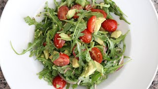 Arugula Avocado amp Tomato Salad Recipe [upl. by Bringhurst]