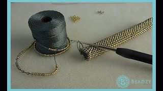 Bead Crochet Opzetten en haken [upl. by Noryb177]