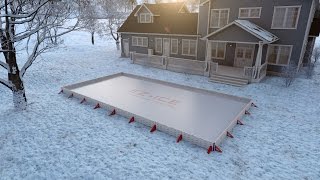 EZ ICE The 60 Minute Backyard Rink ™ [upl. by Mcclelland129]