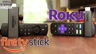 Amazon Fire TV Stick vs Roku Streaming Stick  Voice Remote TV Controls HD Streaming [upl. by Adehsar527]