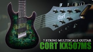 CORT KX500MS  7 String Multiscale Guitar  Metal [upl. by Nolan949]