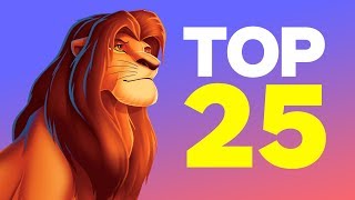 Top 25 Best Disney Animated Movies [upl. by Yromas]