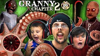 GRANDPA HOUSE GRANNY Chapter Two Sewer Creature FGTEEV INTENSE Gameplay [upl. by Nosnej]