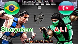 UMK3  Shoryukem vs A L I FT10 [upl. by Aehta]