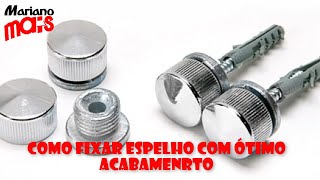 COMO FIXAR ESPELHO COM ACABAMENTO LINDO [upl. by Agbogla960]