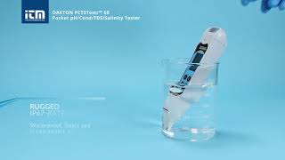 Getting to know the OAKTON PCTSTestr 50 Waterproof Pocket pHCondTDSSalinity Tester [upl. by Iccir]