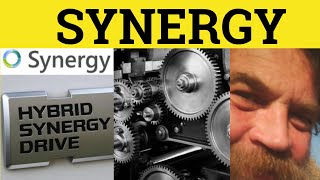 🔵 Synergy  Synergy Meaning  Synergy Examples  Business English [upl. by Ancier]