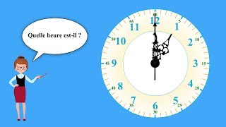 【FLE A1】 Quelle heure estil  What time is it [upl. by Carlene]