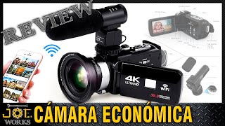 CAMARA DVC 4K WiFi Ultra HD 1080P 30MP  Unboxing amp Review  JOE Works [upl. by Ambrosi298]